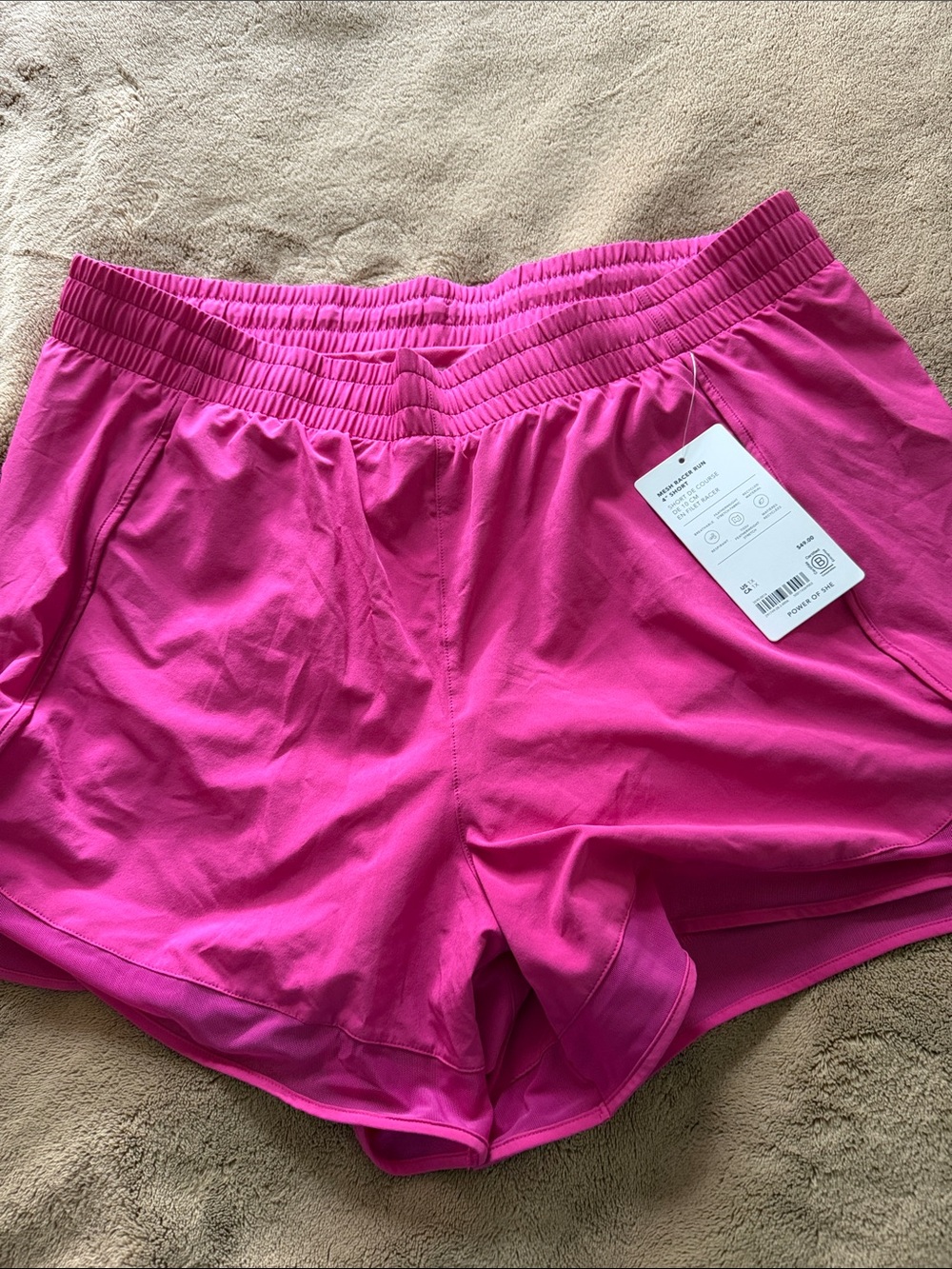 Athleta Women's Bright Pink Athletic Shorts